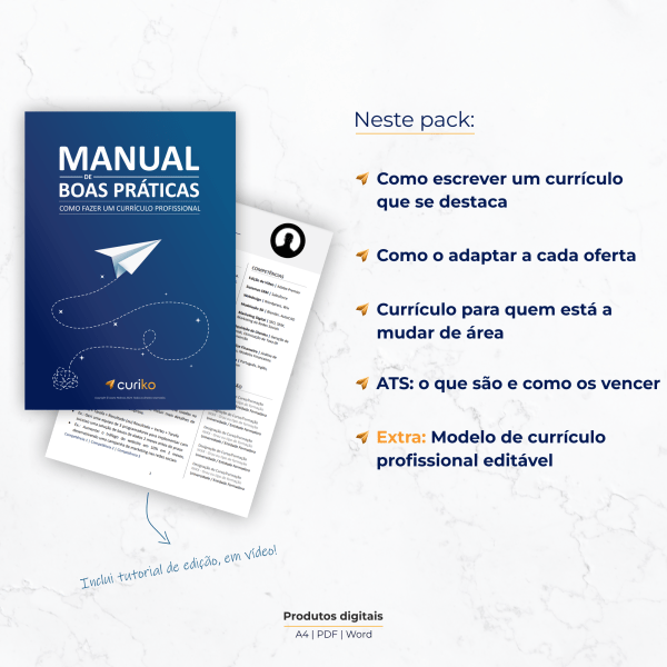 Pack Currículo Profissional: Conquista o teu Futuro